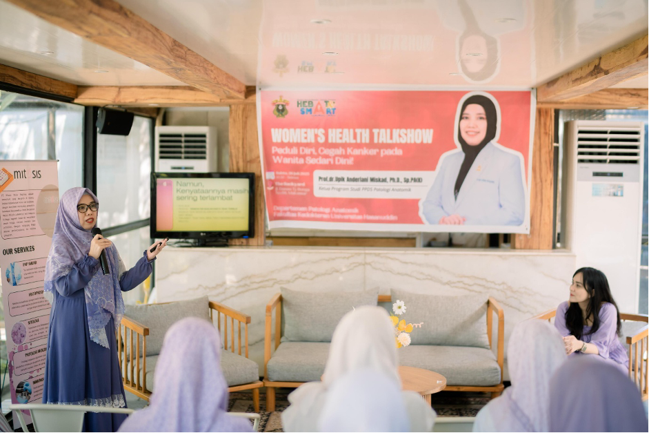 Waspada Kanker Serviks, FK Unhas dan Mitosis Laboratory Ajak Perempuan Makassar Rutin Deteksi Dini